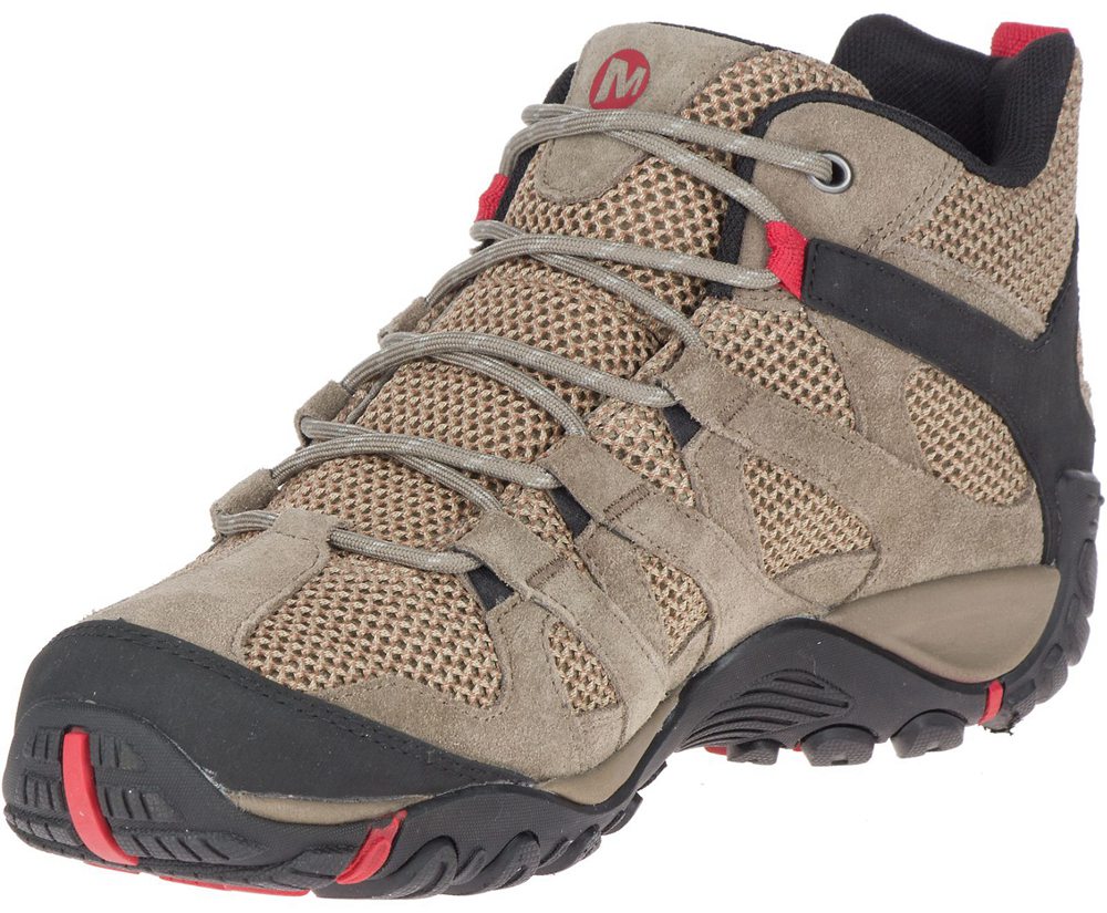Merrell Vandrestøvler Herre - Alverstone Mid Waterproof - Brune - UFD043726